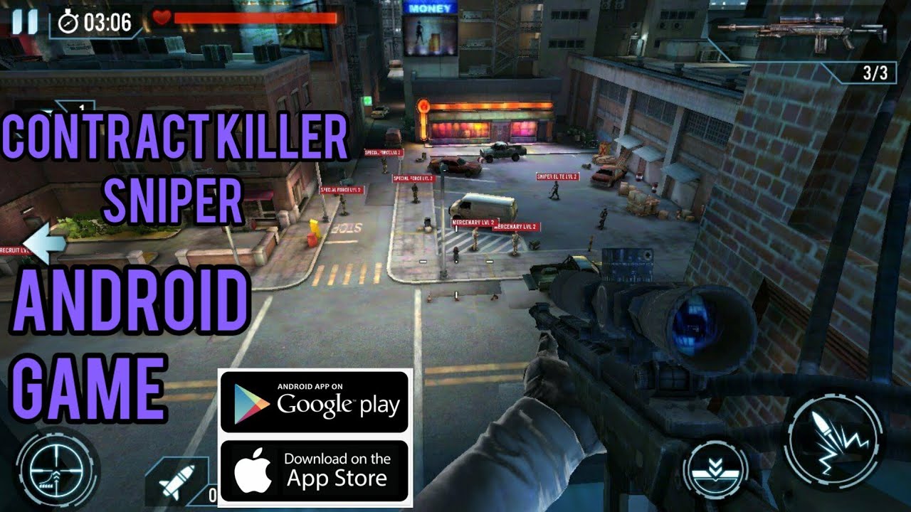 contract killer sniper android/iOS game