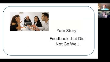 Why is Feedback so hard: Session 1- Story
