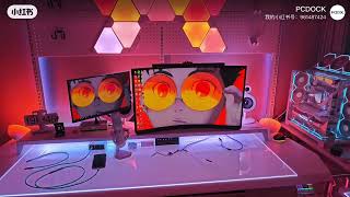 PCDOCK RGB Desk Mat — Real Player Setup Showcase screenshot 2