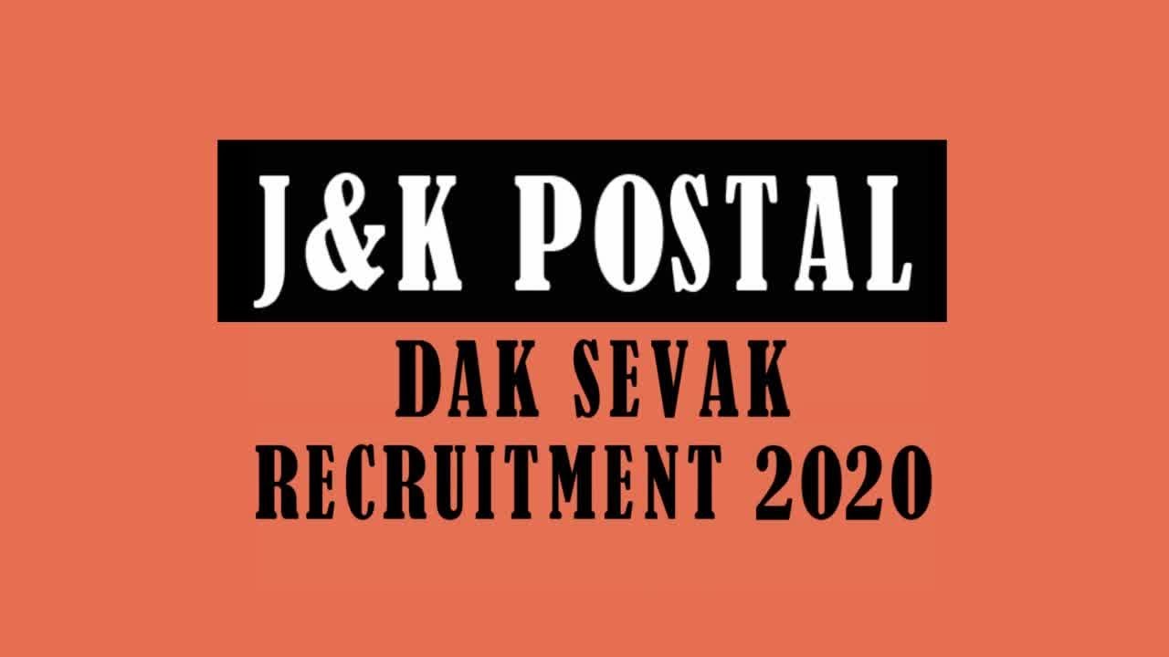 J&K GDS Recruitment 2020 | JK Post Office Recruitment 2020 | Syllabus | Exam Pattern | Imp Date