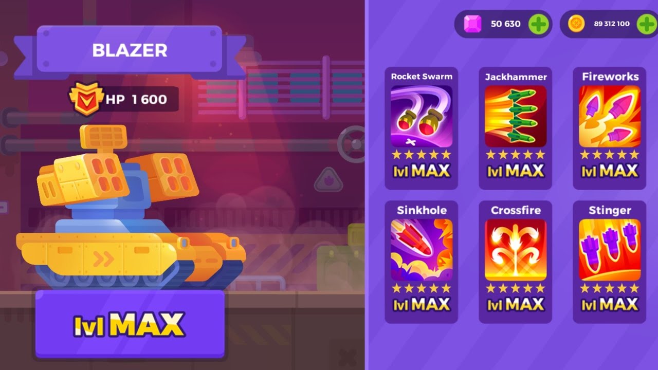 Tank Stars Diamond Mebership New Tank Blazer Unlocked Max level