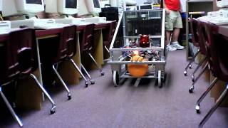 First Robotics Competition Team 1165 Line Sensor Prototype 2011 Demo 2