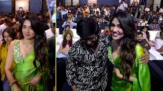 Famous Actress Krithi Shetty Visuals @ LIK Pre Release Event Net Worth