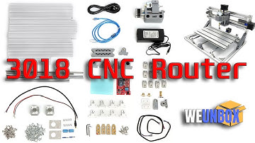 Unboxing 3018 3 Axis Mini DIY CNC Router - Wood Engraving/Milling