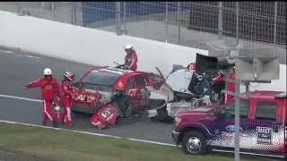 Kyle Larson NASCAR horror crash