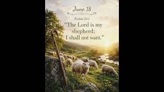 Psalm 23:1 #Lord #shepherd #promise #faith #psalm
