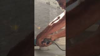 ​Plumbing Tips: Cutting PVC Pipe after Tiling. #plumbing #plumbingtime #plumber