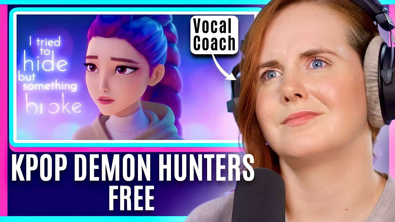 Почему «Free» ТАК ЭМОЦИОНАЛЬНА?! | Анализ вокального коуча Руми и Джину | Реакция KPop Demon Hunters