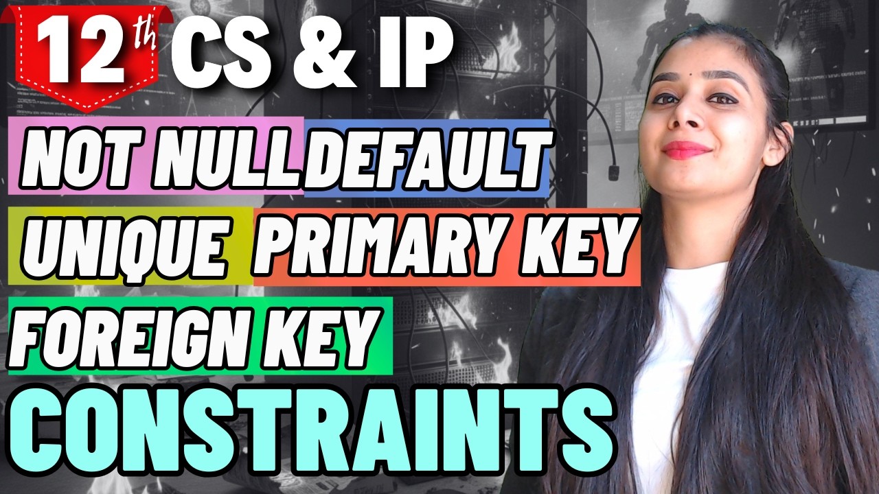 Constraints - Primary Key, Unique Key, Not NULL, Default, Check ...