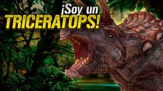 Cómo sería la vida de un Triceratops?, seguramente algo así jajaja ...