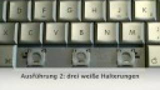 Die Zwei Tasten Ausführungen Für Das Powerbook G4 12