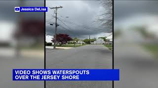 Large waterspout spotted at Jersey Shore over weekend
