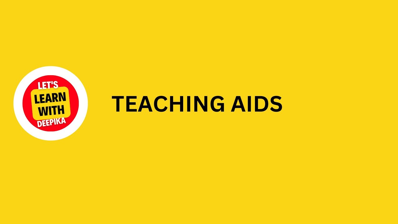 Teaching Aids notes for B.Ed students 2nd semester physical Science and