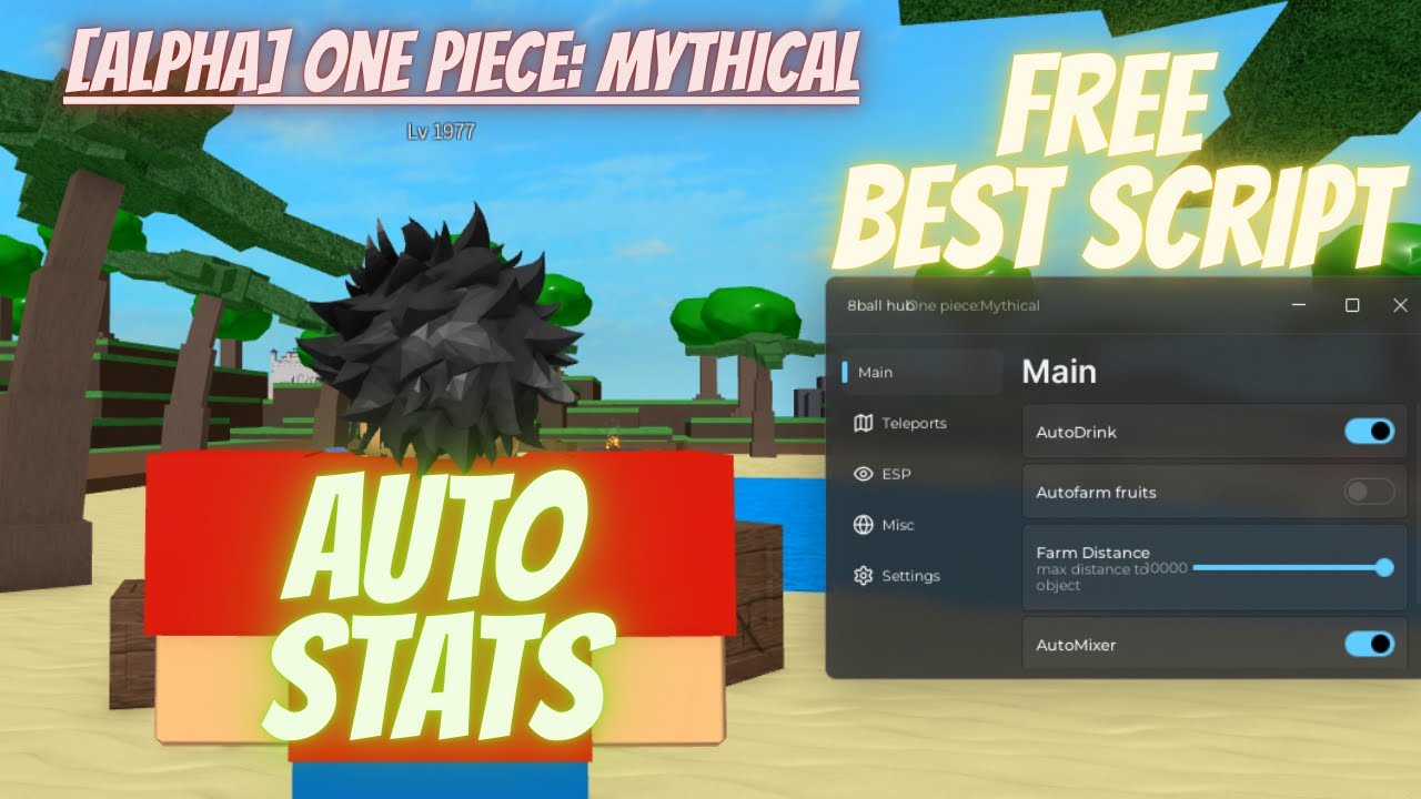 [Alpha] One Piece: Mythical | Free Script Auto Stats!