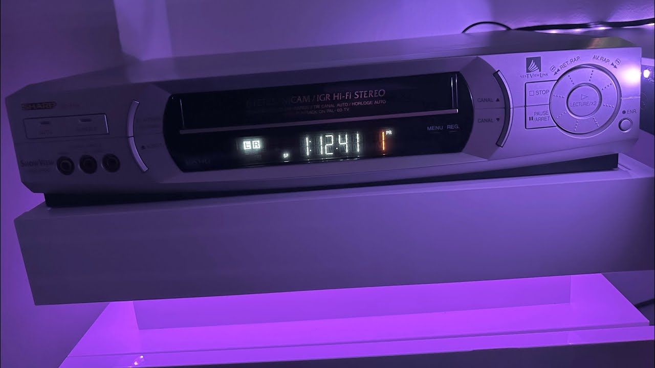 Sharp de FH 3 VC 4 agnétoscope VHS