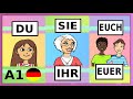 Deutsch lernen: DU oder SIE? / German lesson / Deutschkurs A1 / A2 / learning German for beginners