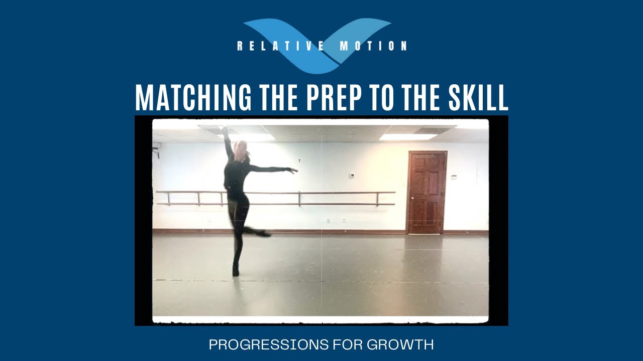 Matching the Prep to the Skill; Progressions for Growth