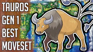 Tauros Gen 1 Best Moveset - Tauros Best Moveset Moves Pokemon Red Blue Yellow Version Guide
