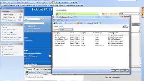 How to create an Incident through Cherwell System