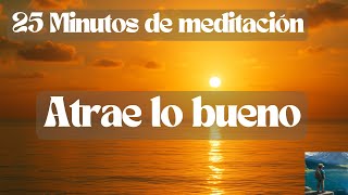 Sonidos del alma meditación atrae lo bueno.