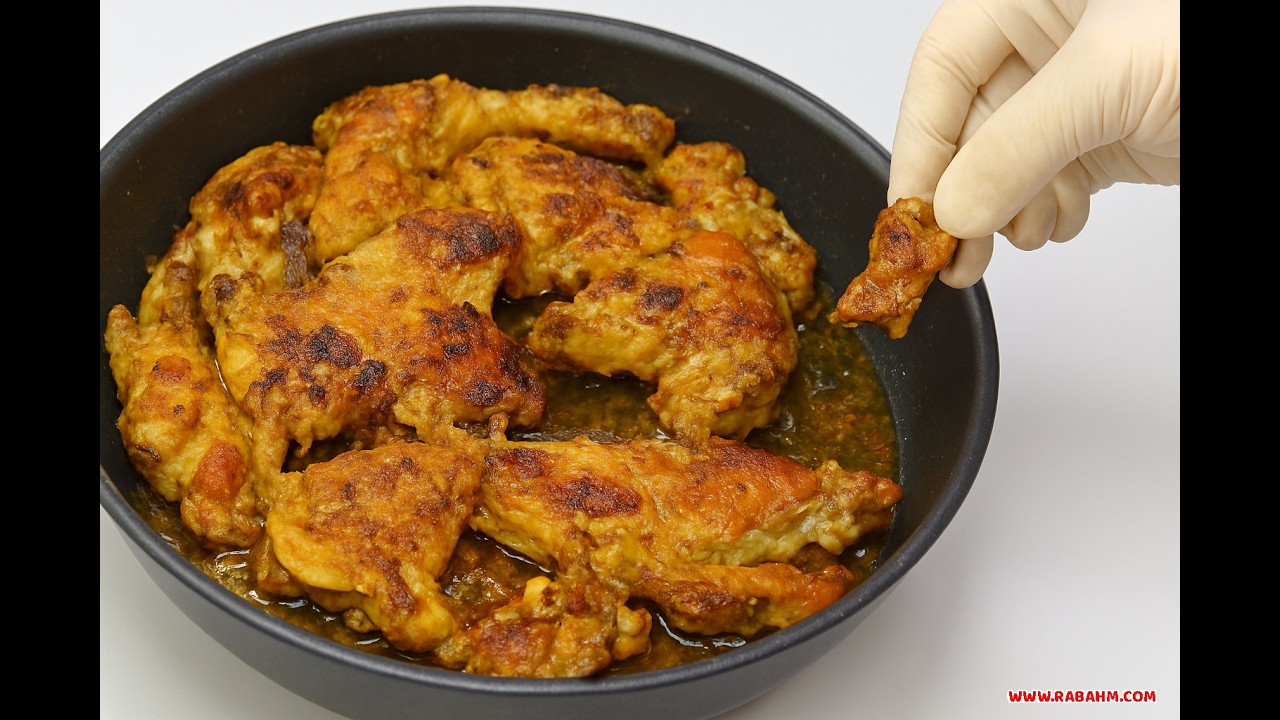 دجاج بالثوم والليمون بدون فرن سر تتبيلة الدجاج على المقلاة بطعم مطاعم نكهة قوية وغداء جاهز بسرعة