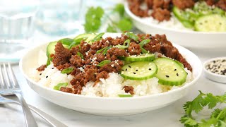 Korean Rice Bowls | Quick and Easy Weeknight Dinner Recipe