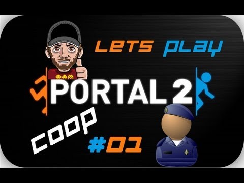 Let's Play Portal2 Coop #01 - Ab geht der Fisch  [Deutsch] [HD] [blind]