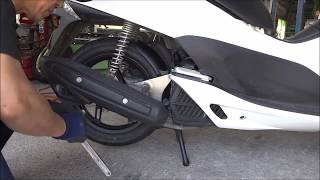 HONDA PCX125のタイヤ交換方法 How to change tires