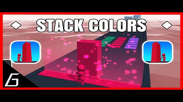 Stackcolors - All Level Gameplay Android,iOS - NEW LEVELS Best Games PART 3 #stickrun #stackcolors