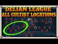 Assassin's Creed Odyssey All DELIAN LEAGUE Cultist Locations - Cult Unmasked Trophy / Achievement