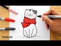 How to draw a cute KITTEN with Style