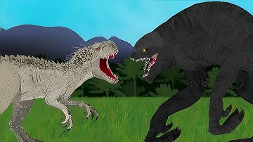 Indominus Rex VS Distortus Rex | Jurassic World | Animation