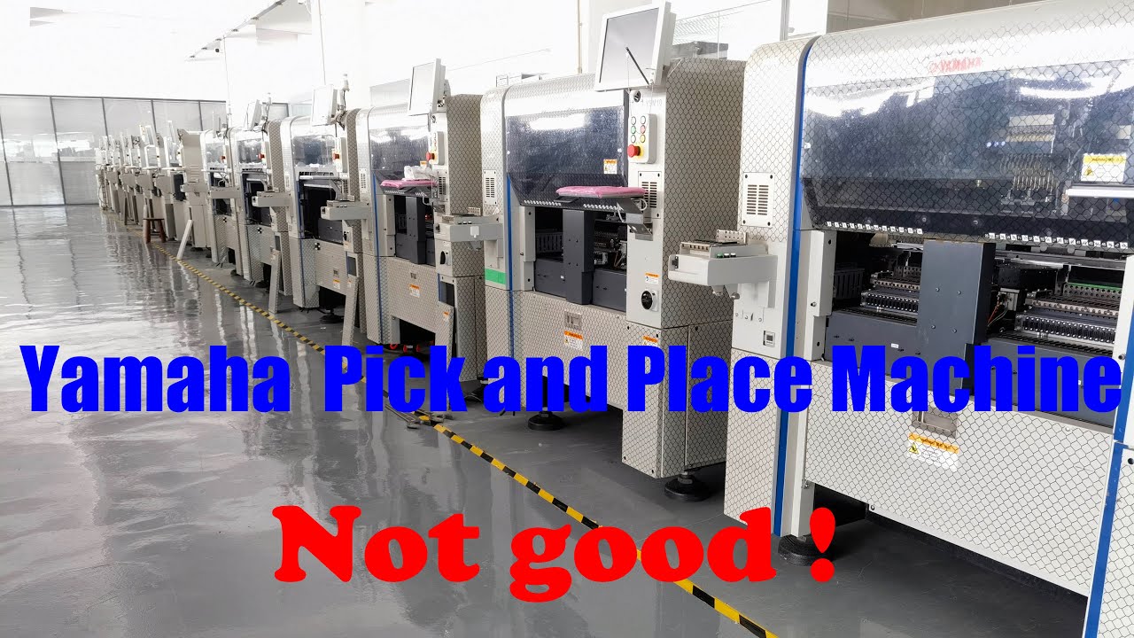 Yamaha ysm20r Pick and Place Machine not good #smt #yamaha machine #ysm20r #pick and place machine