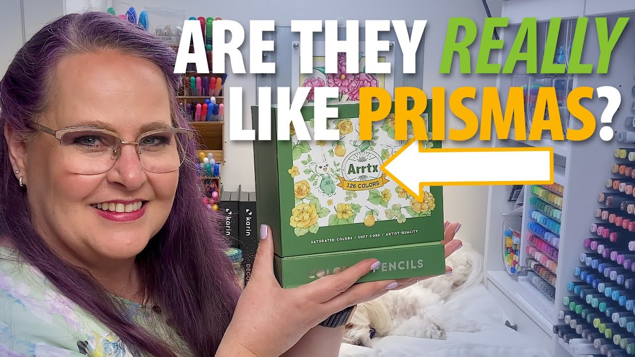 Best BUDGET FRIENDLY Colored Pencils? [Arrtx Unboxing & Review]