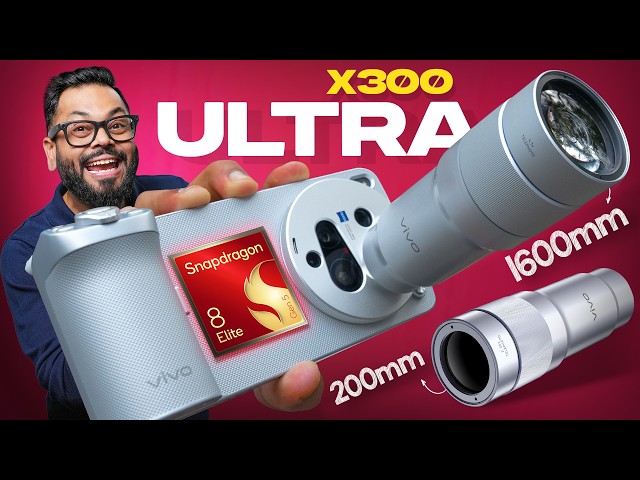 vivo X300 Ultra Unboxing & First Look ⚡ Snapdragon 8 Elite Gen 5, Dual 200MP Cameras & More