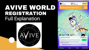 Avive World Registration | Full Explanation #aviveworld #vvcoin #miningapp