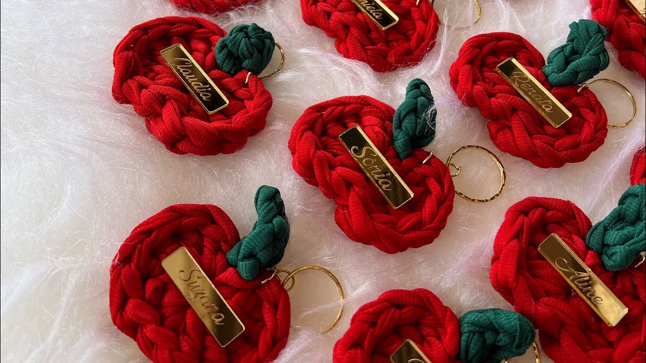 Chaveiro de Maçã 🍎 dia dos professores, lembrancinha para o dia dos professores