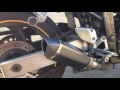 Китайский прямоток Akrapovic на Yamaha FZ400 Fazer // exhaust from China