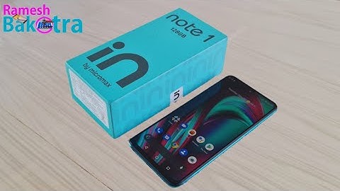Micromax in Note 1 Unboxing and Full Review
