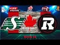 Saskatchewan Roughriders vs Ottawa Redblacks: CFL VERTICAL LIVE Watch party