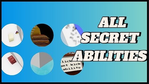 HOW TO GET ALL SECRET ABILITIES & showcase IN ABILITY WARS 2025 | ROBLOX