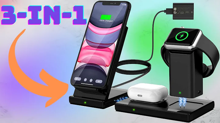 3-in-1 Wireless Charger for iPhone, Apple Watch, and AirPods