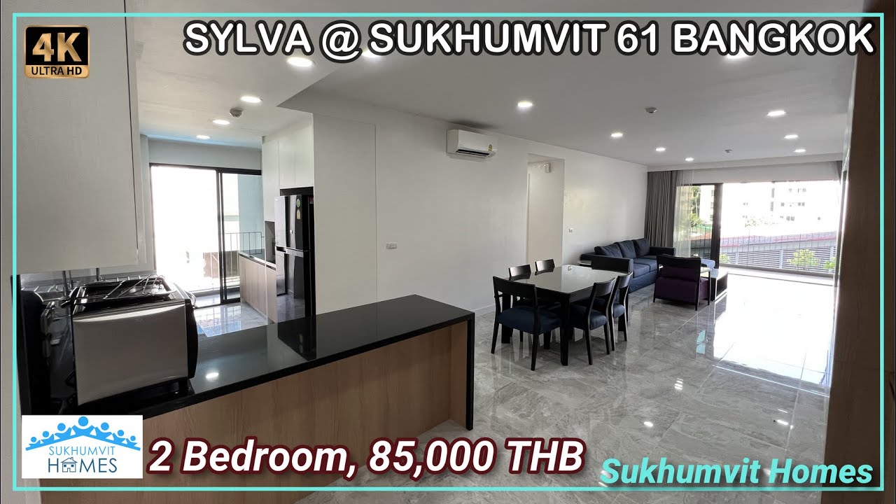 Sylva Sukhumvit 61 Apartments 2 Bedroom for rent 85,000 THB YouTube