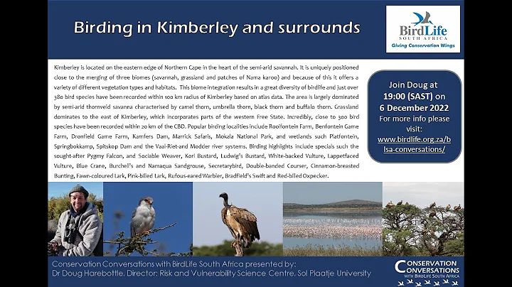 Conservation Conversations: Birding in Kimberley  ...