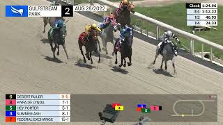Gulfstream Park August 28, 2022 Race 2