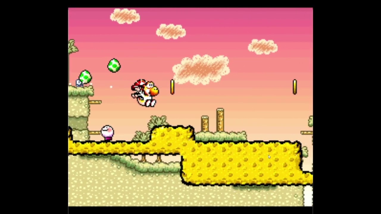 Super Mario World 2: Yoshi's Island World 4 100% Walkthrough