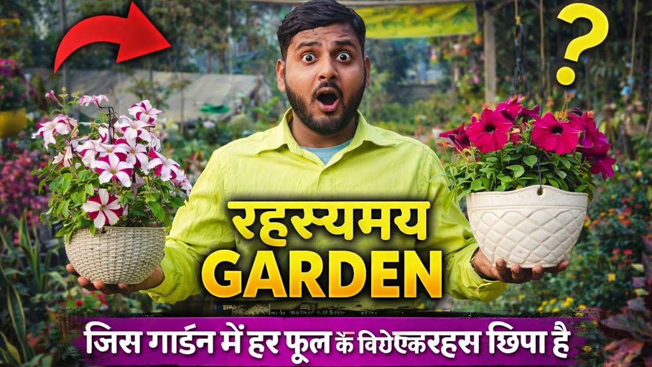 🌸 जिस गार्डन में हर फूल के पीछे एक रहस्य छिपा है यह फूलों का गार्डन नहीं, किसी राज़ की दुनिया 😱