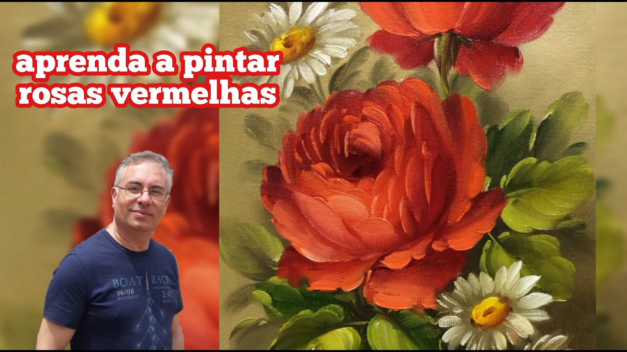 Картина красных роз на холсте, советы начинающим и художникам.