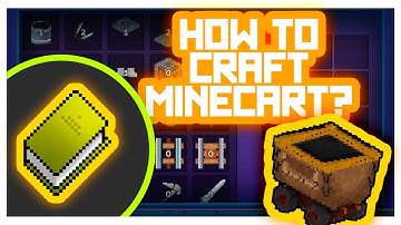 AdventureCraft #GameTutorials - How to Craft Items? (Minecart)