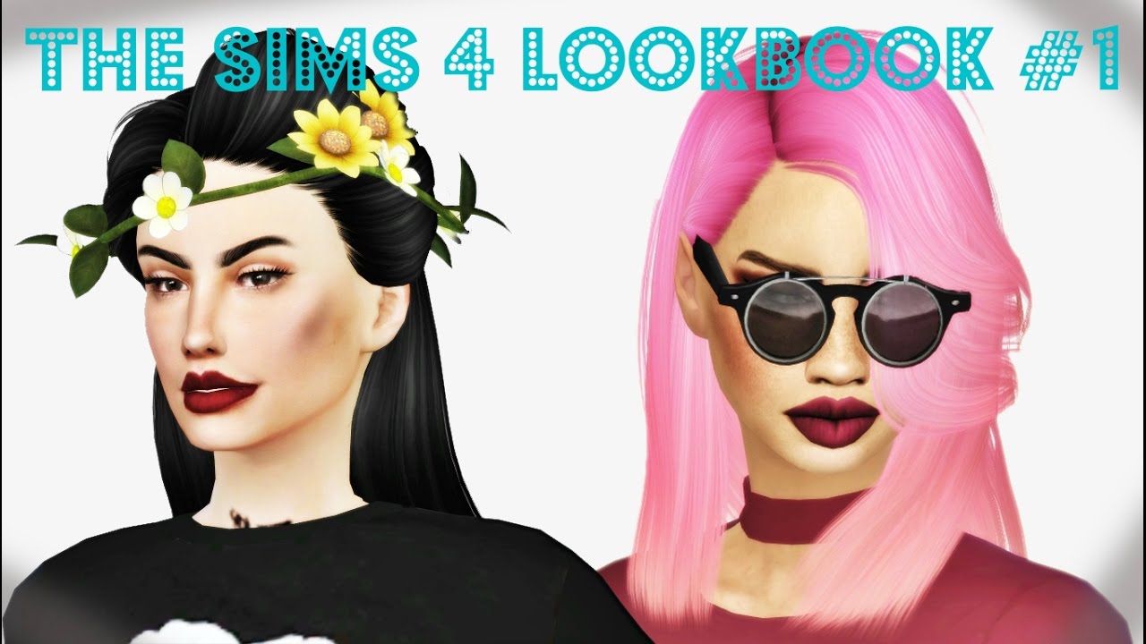 The Sims 4 Lookbook 1 Full Cc List Youtube